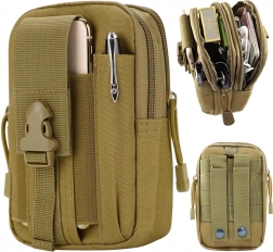 Taktični pasni etui MOLLE – vodoodporen, večnamenski