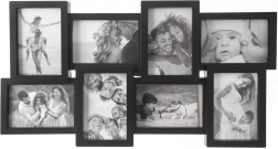 UH photo frame for 8 photos, black