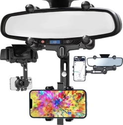 Vrtljiv nosilec telefona za vzvratno ogledalo v avtu XTROBB