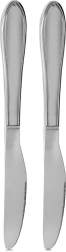 Set namiznih nožev iz nerjavečega jekla Conic, 2 kosa