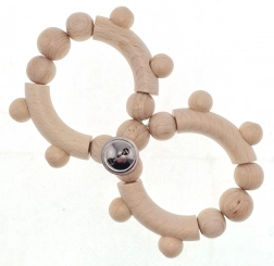 Lesena ropotuljica z zvončkom od Hess