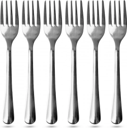 Set nerjavečih desertnih vilic, 6 kosov