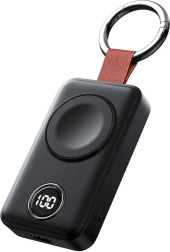 Prenosna brezžična polnilna postaja za pametne ure Joyroom 2000 mAh črna