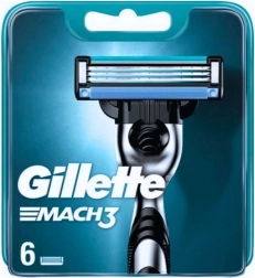 Gillette Mach3 nadomestne glave 6 kos