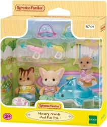 Sylvanian Families zabava v bazenu Baby Trio