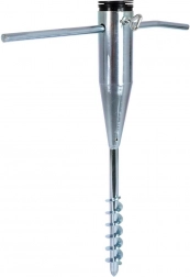 Kovinsko vijačno stojalo za vrtni in plažni senčnik 57 cm