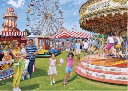 Ravensburger sestavljanka Vintage Fairground Fun, 1000 koščkov