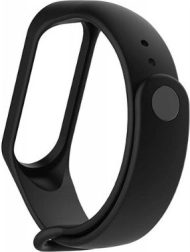 silikonski pašček za xiaomi mi band 5/6 – črn