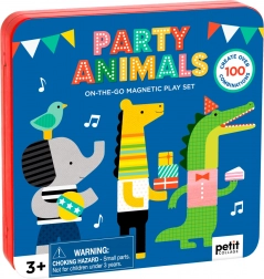 Magnetna knjižica Živalska zabava PETIT COLLAGE