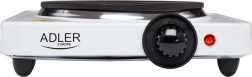 Električna enojna kuhalna plošča ADLER 1500 W, bela