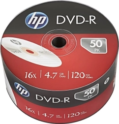 HP DVD-R 16× 4,7 GB, pakiranje 50 kos