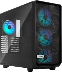 Fractal Meshify 2 RGB Black TG Lite – računalniško ohišje z mesh čelom in kaljenim steklom