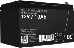 Brezvzdrževalni akumulator AGM VRLA Green Cell AGM48 12V 10Ah (za sili napajanje, rezervne sisteme)