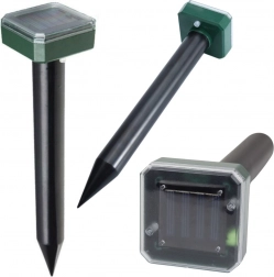 Solarni Odganjalec Glodalcev in Krtov z Vibracijskimi Zvoki