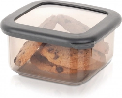 Kvadratna posoda za suhe živila s pokrovom 400 ml