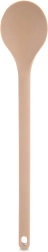 Beige silicone kitchen spoon 28 cm