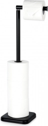 Samostoječi držalo za toaletni papir 56 cm – črn VILDE