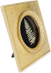 Zlaten okvir za fotografije 10 × 10 cm