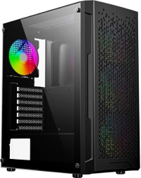 Igralno ohišje fornax 400x s kaljenim steklom in argb ventilatorji