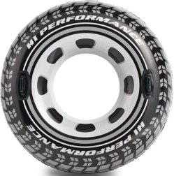 Napenljiv plavalni obroč v obliki pnevmatike z ročaji INTEX