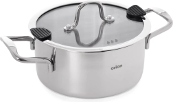 Nerjavno jekleni lonec s pokrovom VENICE 20 cm, 3 l