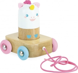 Vlečni samorog Lily lesena igrača VILAC