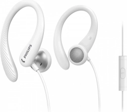 PHILIPS športne ušesne slušalke z ušesnimi kavlji in mikrofonom