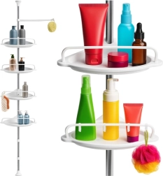 Kotna teleskopska tuš polica RUHHY