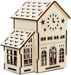 Čar lesa Velika Hiška Stolp z uro