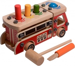 Leseni gasilski konstrukcijski set z zabijanjem LUCY & LEO