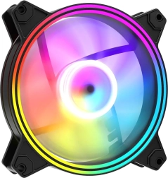 ventilator ARGB 120 mm črn Volcano Apex 120
