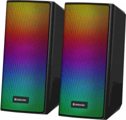 računalniški zvočniki DEFENDER Spitfire 2.0 z Bluetooth in LED, 6 W