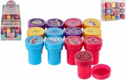 Samobarvni žigi – enorogi, komplet 12 kosov v škatlici