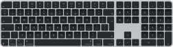 Magic Keyboard s Touch ID in s številčno tipkovnico za Mac s čipom Apple, črne tipke