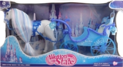 Konj z modrim kočijem