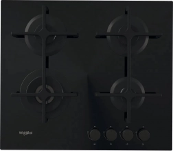 Steklena plinska kuhinjska plošča Whirlpool