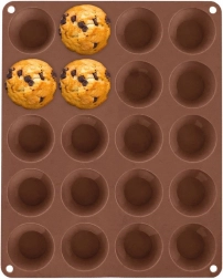 Silikonski pekač za mini mafine 20 kosov Orion