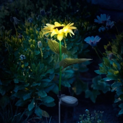 Solarna LED sončnica na palici, 75 cm