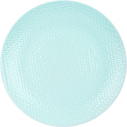 Keramični desertni krožnik Relief 21 cm, pasteln0 zelen