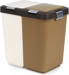 Plastični koš za ločevanje odpadkov 2×10 l ORION