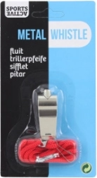 Kovinska športna piščalka z vrvico