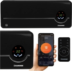Zračna zavesa KAMINER AIRO z daljinskim upravljanjem in Wi‑Fi, 2000 W
