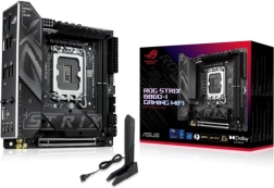 Rog strix b860-i gaming wifi – mini‑itx osnovna plošča z lga1851 in ddr5