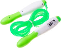 Profesionalna crossfit kolebnica s števcem klikov – zelena