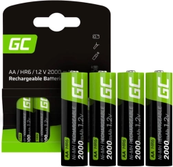 Polnilne baterije AA 2000 mAh Green Cell Sticks (4 kos)