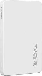 brezžična powerbanka 5000 mAh 20 W z magnetnim MagSafe in PD, bela