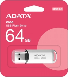 ADATA Pomnilniški ključek C906 64GB USB2.0 bel