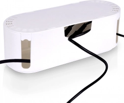 Beli organizator za kable z zračnimi odprtinami VILDE