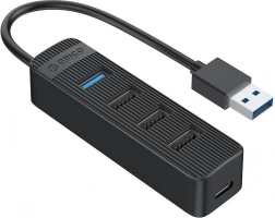 Orico USB razdelilnik 1× USB 3.0 in 3× USB 2.0, črn