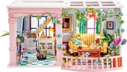 Robotime sestavljanka miniatur hiše s teraso